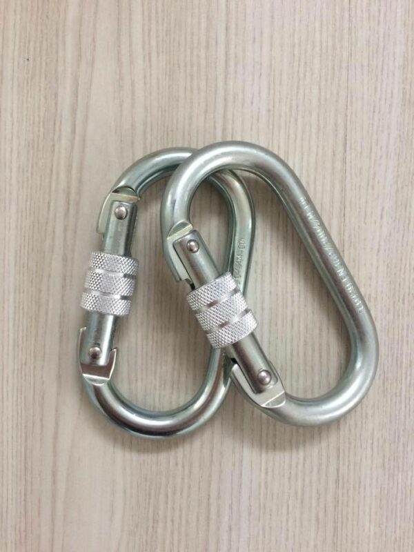 Yogaslynge / Yogagynge / Sansegynge / Yogahængekøje bundet, og med to justerbælter og to karabiner - Image 3