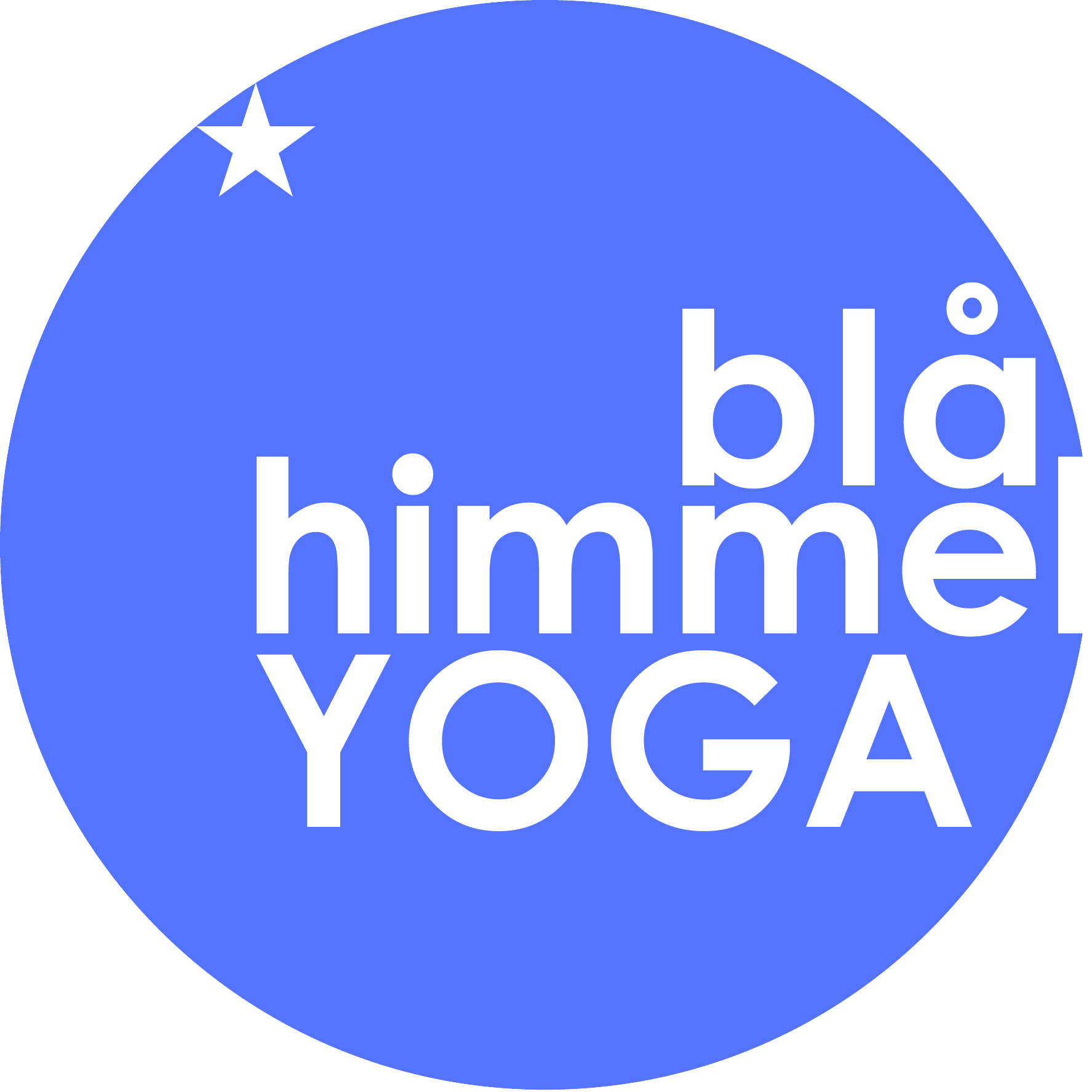 Blå Himmel Yogas logo
